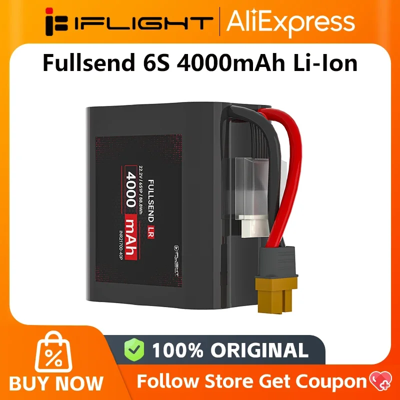 iflight Fullsend 6S 4000mAh Li-Ion Akku für Chimera7 Pro V2 6S Chimera7 ECO Chimera9 ECO BOB7 O3 Image