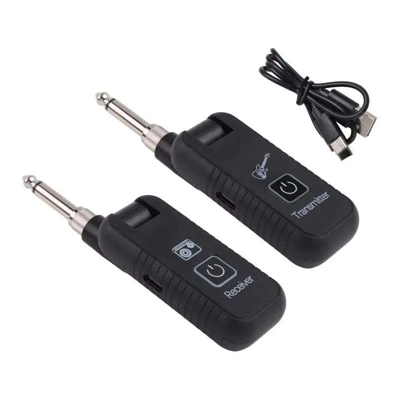 CGDS-Wireless für Gitarrensystem, 2,4 GHz, wiederaufladbarer Sender und Empfänger für Gitarrenmusiker, Instrument A Image