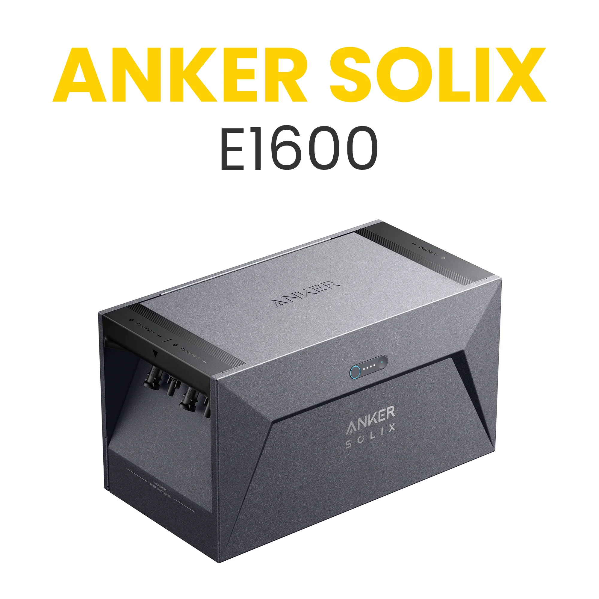 Anker SOLIX Solarbank E1600, 800W Balkonkraftwerk mit Speicher, 1,6kWh Akkukapazität, IP65, 6000 Ladezyklen, LFP Akku Image
