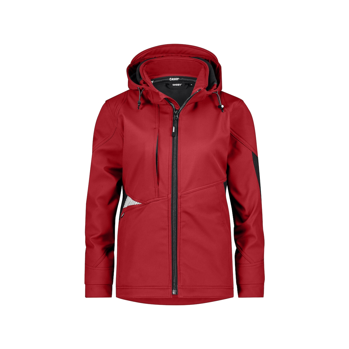DASSY® Gravity Next Women Softshell-Jacke für Damen rot/schwarz S Image