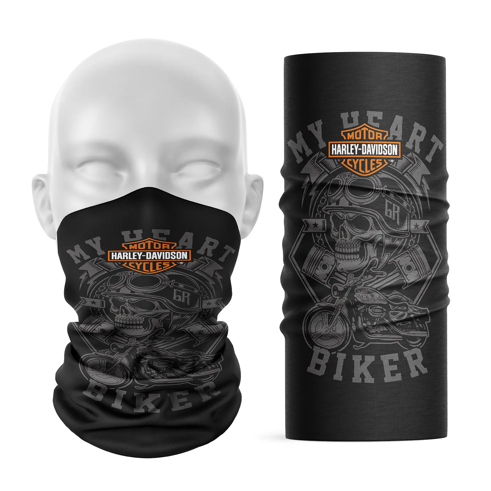 Motorrad Outdoor Sport Radfahren Maske Sonnenschutz Staubdicht Hals Abdeckung Schal Atmungsaktiv Schnell Trocknend Für Harley Davidson