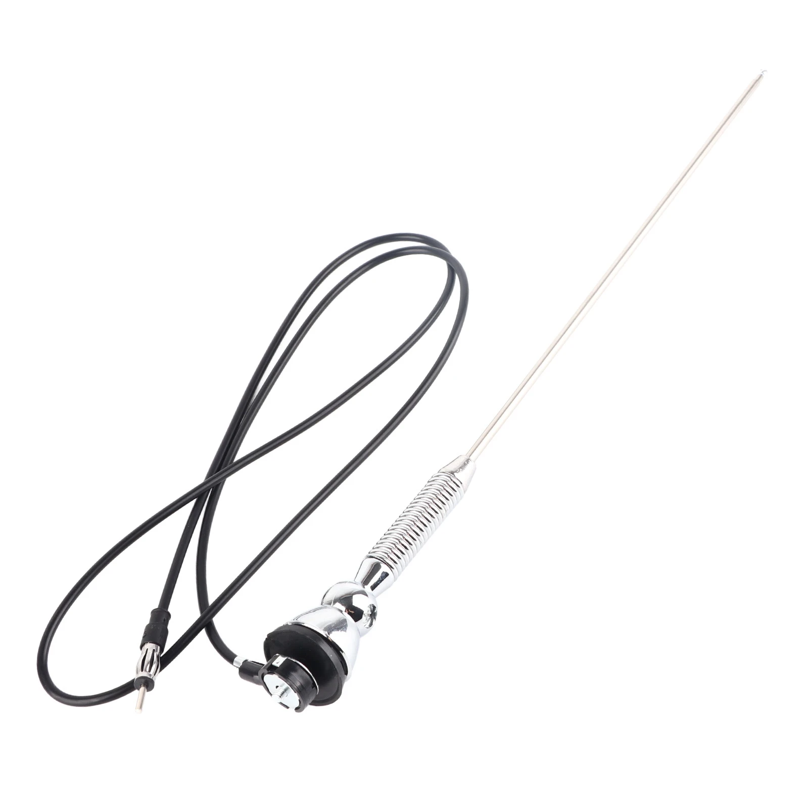 Universal Auto Dach montage Mast Antenne Kotflügel Radio AM/FM Signal Antenne verstärkte Antenne Feder Soft Rod 180 ° drehbar Image
