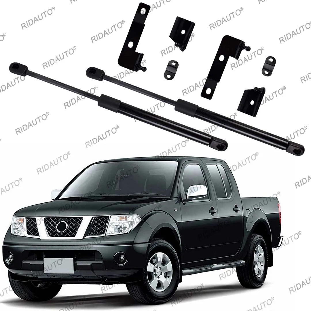 Für Nissan Navara 2004-2014 Ändern Front Bonnet Hood Strut Dämpfer Stoßdämpfer Gas Stahl Front Bonnet Hood Strut dämpfer Lift Image