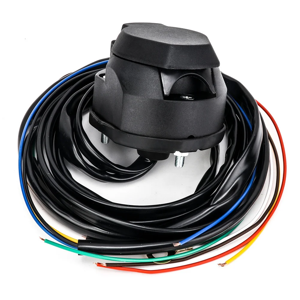 Tirol neues 7-poliges Anhänger buchsen kabel 1,5 m Kabel für Teile des Steck verbinders für Auto anhänger Image