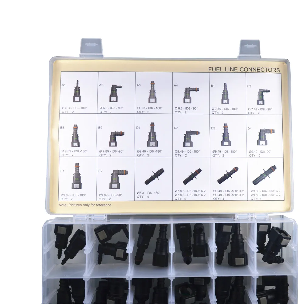 Auto Auto Styling Kraftstoff Schlauch Schnell Anschluss Kits 800-588M Für Kraftstoff Linie Wartung Und DIY Image