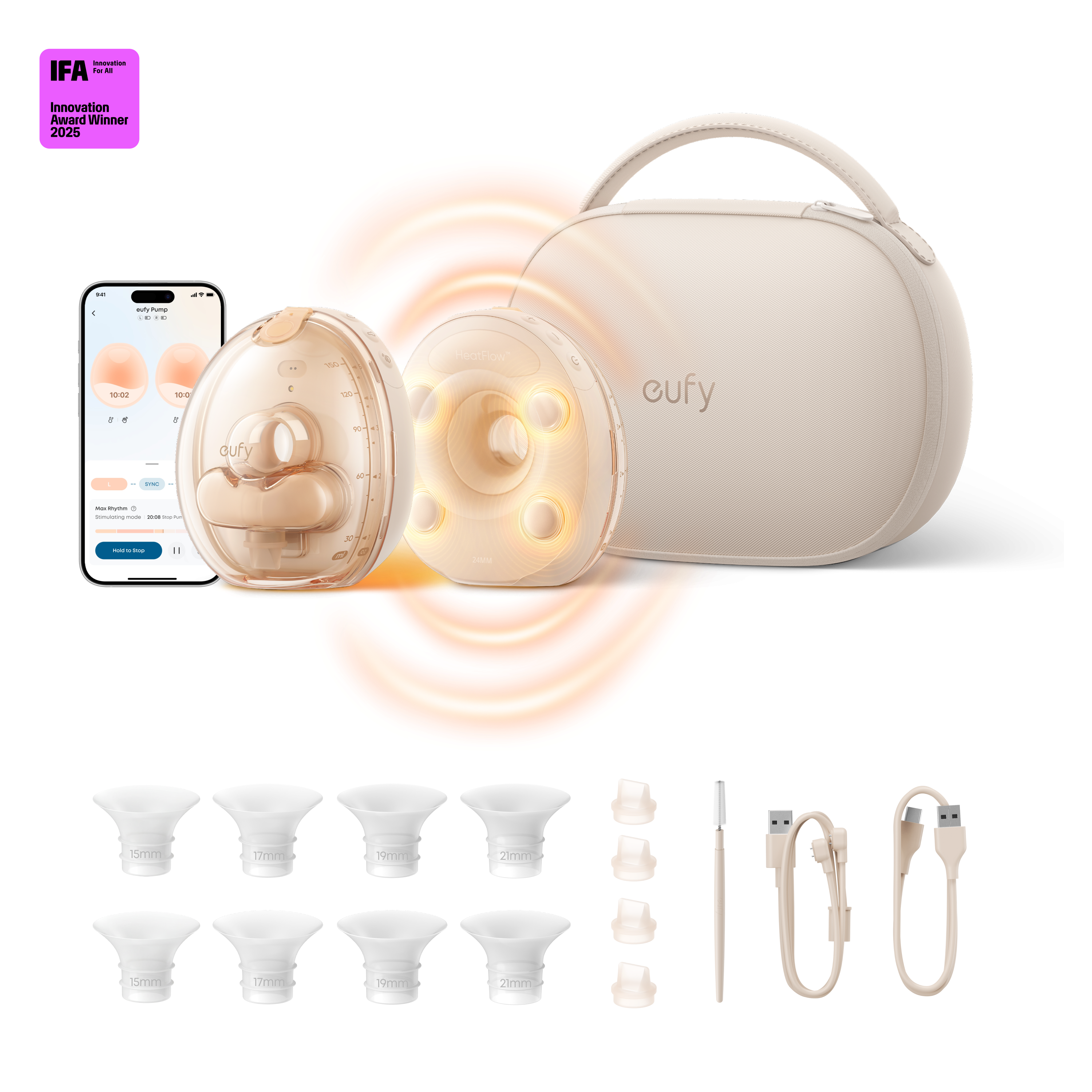 eufy Milchpumpe mit Ladecase S2 Pro Image