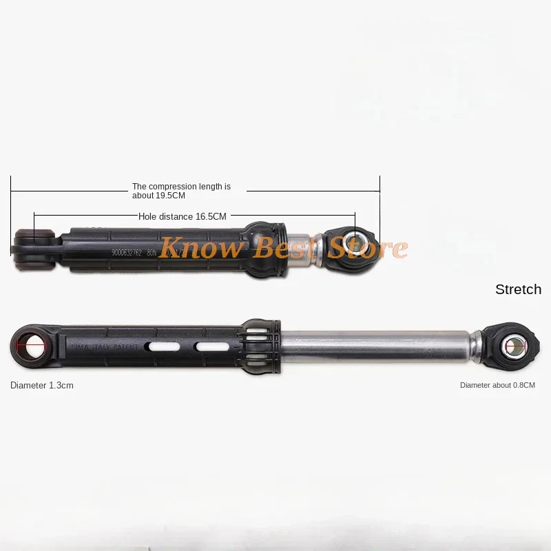 Amortisseur de machine à laver à tambour (3 pièces) pour Siemens Bosch 9000632762 – Pièce détachée d