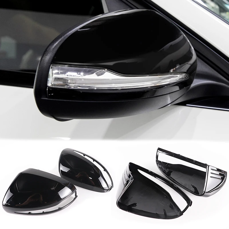 Für Mercedes Benz C GLC S E Klasse W205 X253 W222 W213 W238 Ersatz Carbon Schwarz Seite Rückspiegel Abdeckung Kappen Shell LHD