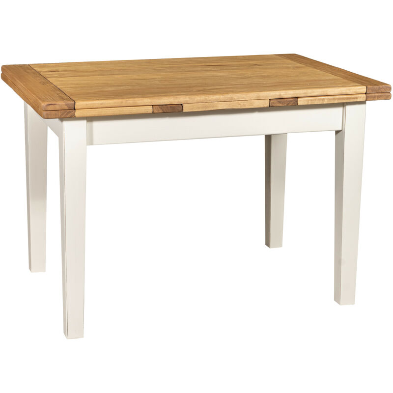 Biscottini - Tavolo Legno Massello Di Tiglio 140x80x80 Cm Made In Italy Tavolo Da Pranzo Allungabile Tavolo Allungabile Bianco Tavolo Cucina