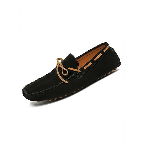 Herren Sportlich Lässig Täglich Outdoor-Resort Wildleder Warm Rutschfest Atmungsaktiv Slipper Hellbraun Schwarz Blau Sommer Frühling Ganzjahres Image
