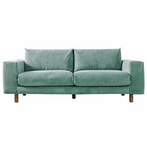 Sofabezug aus Cord für minimalistische Sofas, dehnbarer, rutschfester Überzug Image