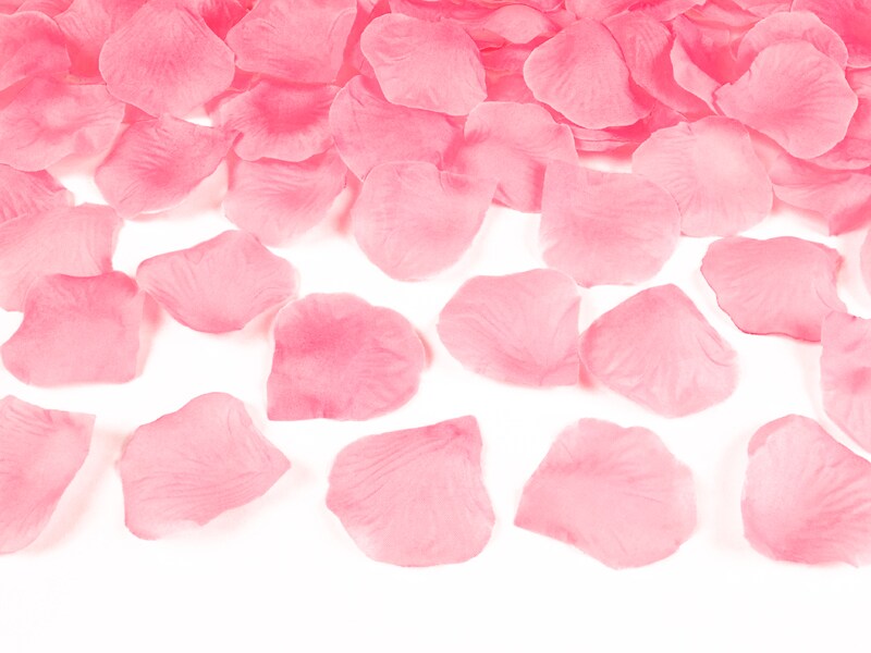 PartyDeco 100x Rosenblätter im Beutel, hellrosa Image
