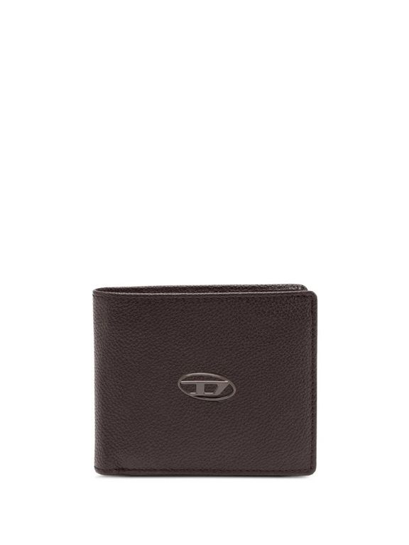 Bi Fold Coin S Leather Wallet - Brown - DIESEL Wallets