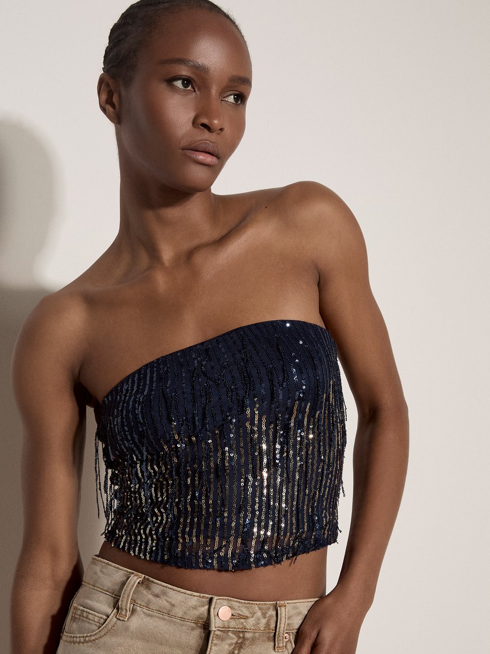 Apricot Top Damen marine, 36 Image