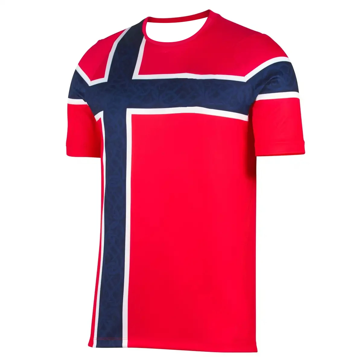 Maillot de football domicile édition supporter Norvège Bleu Rouge 2026 pour hommes et femmes