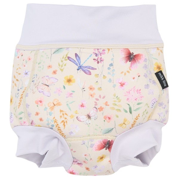Mikk-Line - Kid's Swim Baby Pant Frill AOP - Badehose Gr 2-3 Years weiß