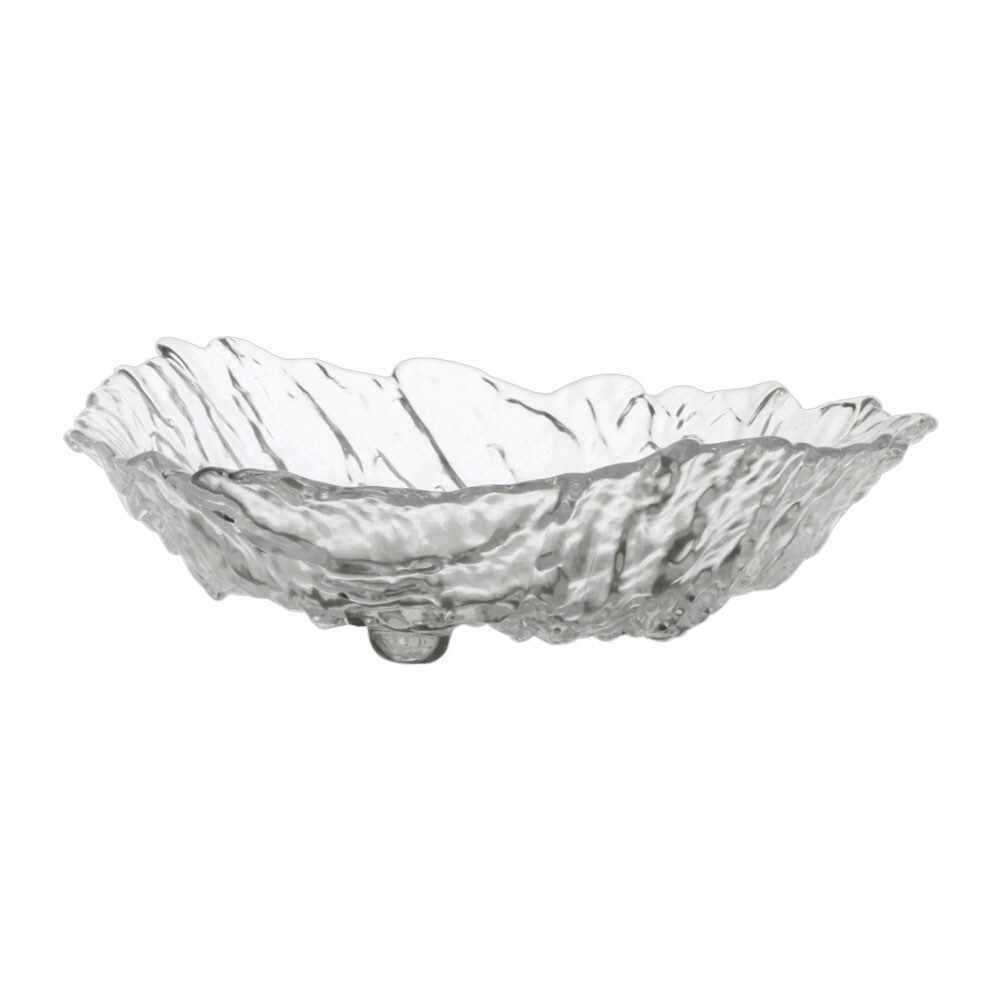 Avet Set mit 4 Schalen mit Füßen aus klarem Glas, 25 x 22 cm, Höhe 7 cm, Kollektion Anna dk49525 Image