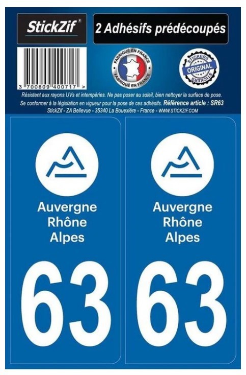 STICKZIF Aufkleber SR63