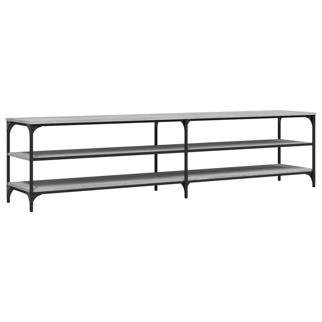 Helloshop26 - Multimedia-TV-Ständer TV-Regal TV-Sideboard geeignet für Esszimmer Wohnzimmer Schlafzimmer Farbe Sonoma 200 x 30 x 50 02_0028436 Image