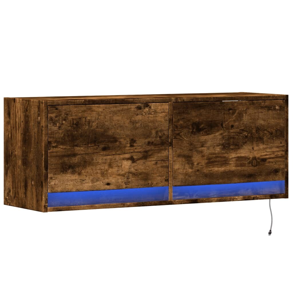 Helloshop26 - Multimedia-TV-Möbel TV-Regal TV-Sideboard wandmontierter TV-Schrank für Esszimmer Wohnzimmer Schlafzimmer mit 02_0027968 Image