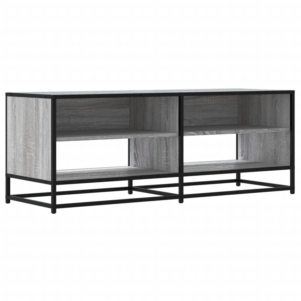 Helloshop26 - Multimedia-TV-Ständer TV-Regal TV-Sideboard Esszimmer Wohnzimmer Schlafzimmer Sonoma 120,5 x 40 x 46 cm Holzwerkstoff 02_0028381 Image