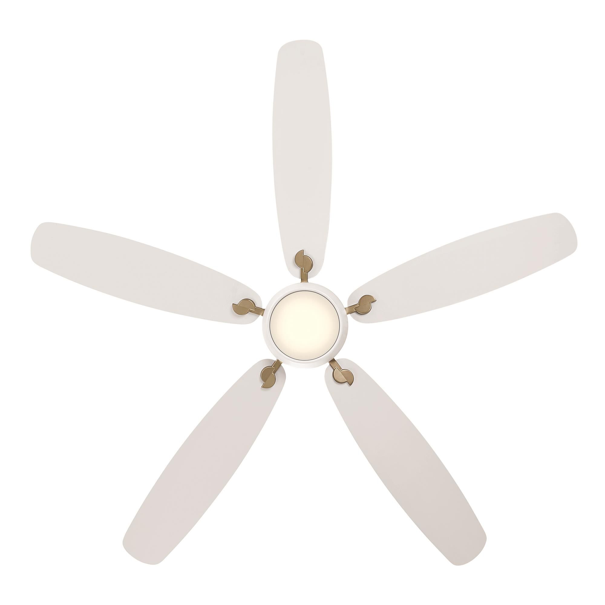 Minka Aire Soreno 52 Inch Ceiling Fan with Light Kit - F649L-ALW/BBR
