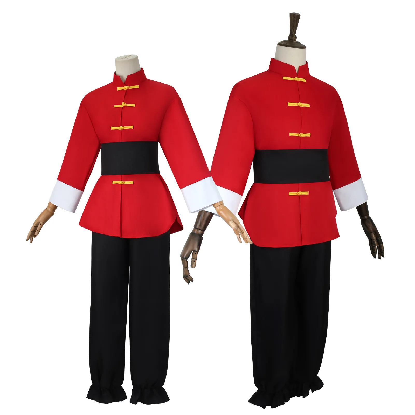 Animes Ranma 1/2 Cosplay Kostüm Saotome Ranma Uniform Set Kung Fu Kostüm für Frauen Männer Halloween Karneval Party Kostüme