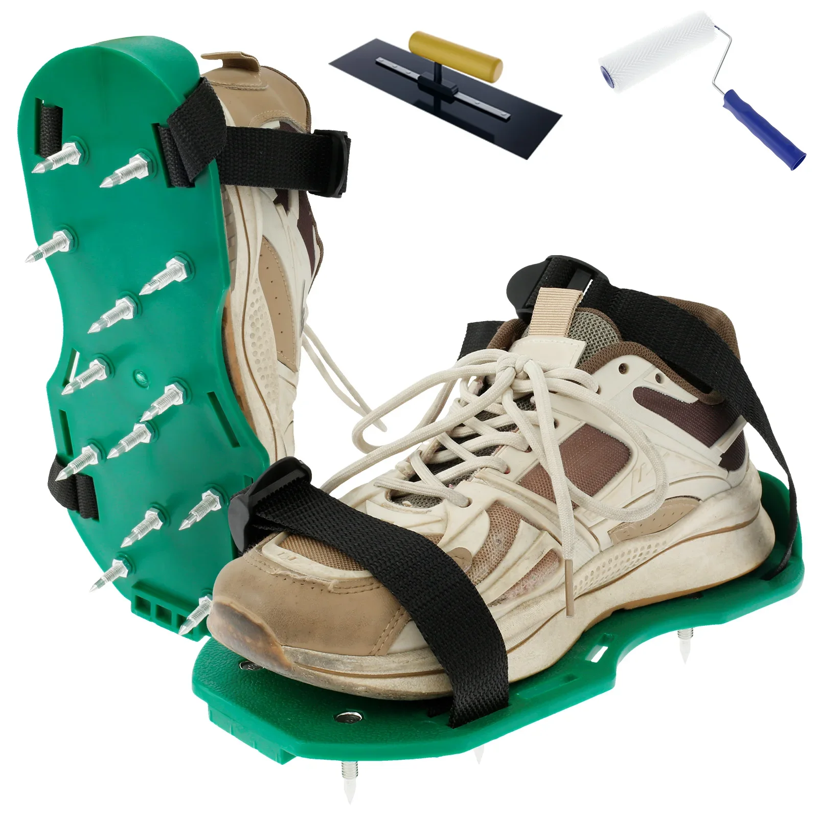 Zement-Selbstnivellierende Spikeschuhe für Epoxidbodenbeschichtung Epoxidfarbe Selbstnivellierendes Werkzeug Einfache Reinigung Epoxidboden-Farbe Werkzeuge Image