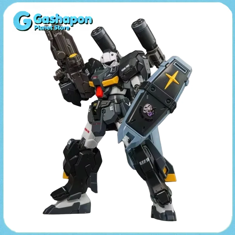 Zhanmo HG 1/144 G-Line Black Armor Standard RX-81 ST Plastikmodellbausatz mit Ausstellungsstand zum Sammeln für Erwachsene Image