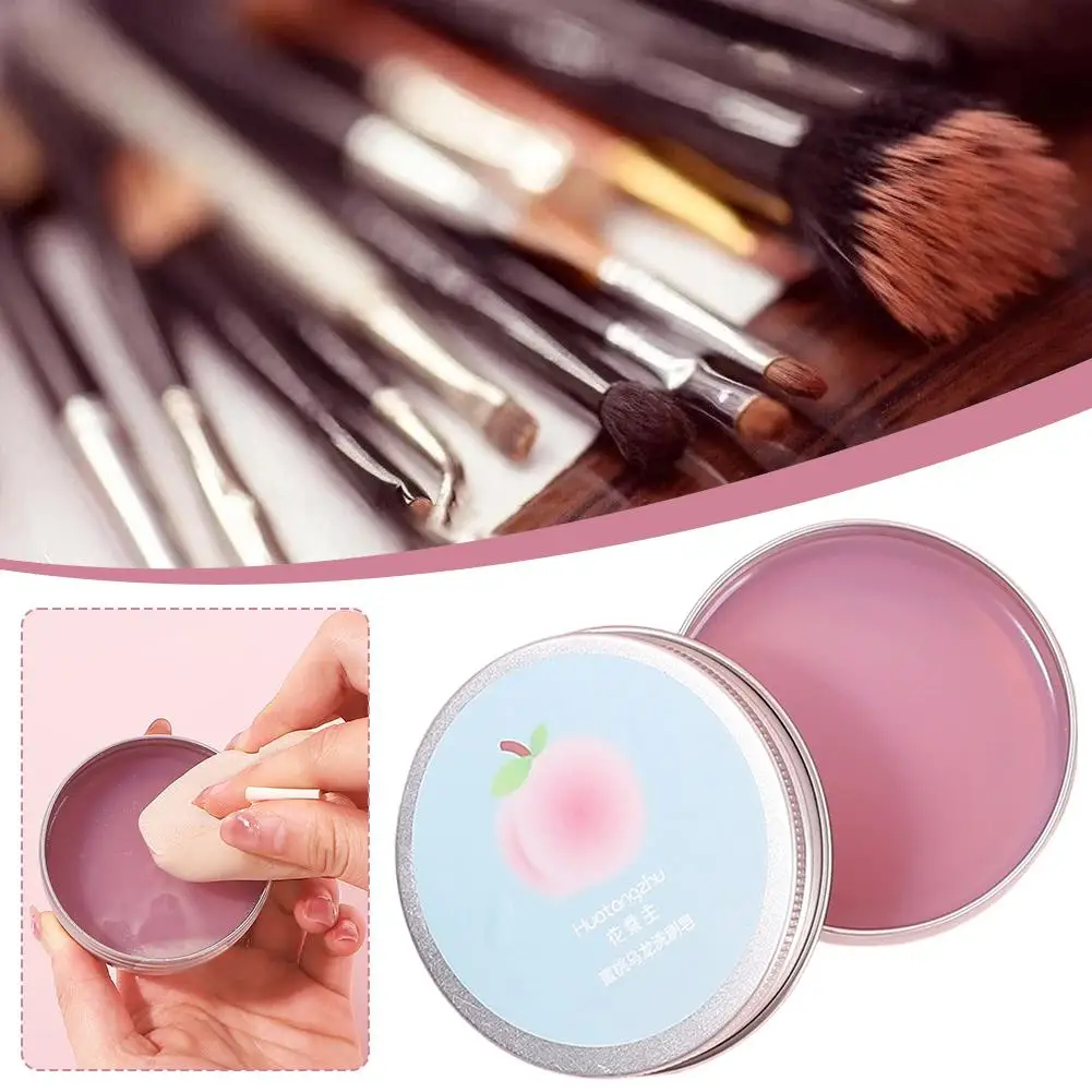 Natürliche Make-up-Pinsel-Reinigungsseife, multifunktional, zum Waschen, für den Außenbereich, tragbar, für Kosmetik, Reisen, Schönheitsreiniger, Werkzeuge, wiederverwendbar Image