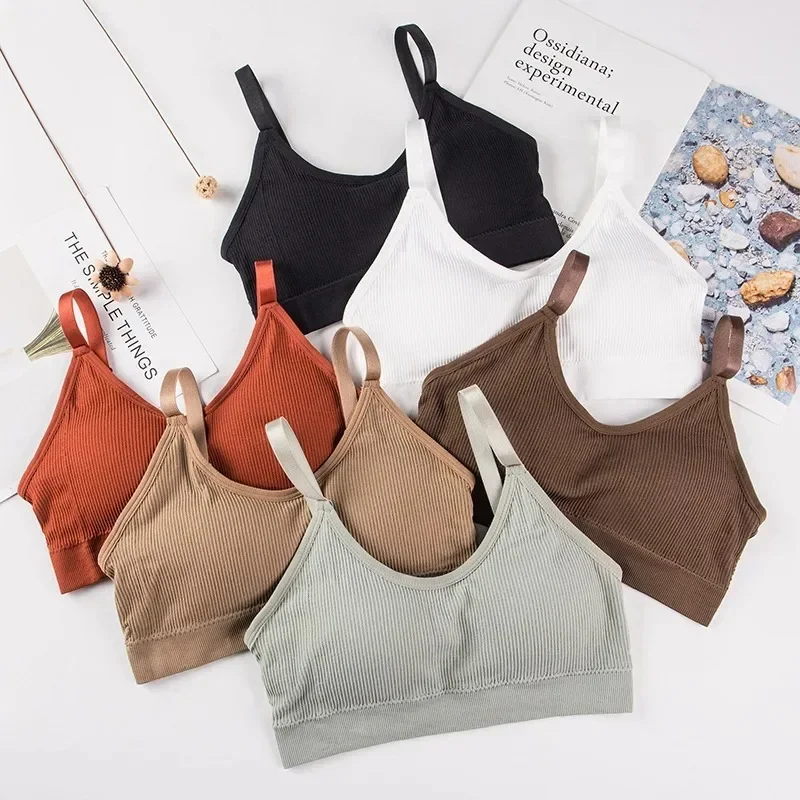 Nahtloser Damen-BH mit schönem Rücken, Sportunterwäsche, elastisches Fitness-Crop-Top, Yoga-Weste, atmungsaktiver Sport-BH, Freizeitkleidung Image