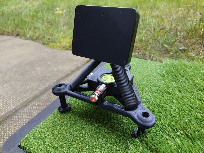 Laser-Nivellierungsrahmen und Kalibrierungsstab-Adapter für Garmin Approach R10 Launch Monitor Image