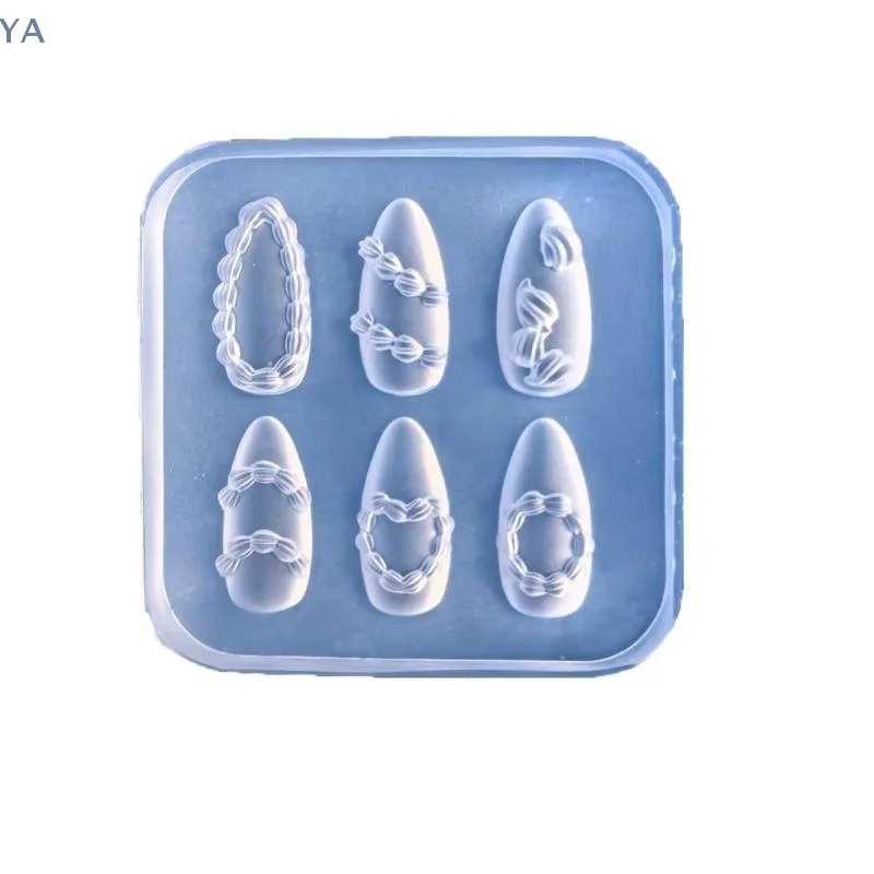 [L]Cake Cream 3D Silikon-Schnitzform für Schmuck und Nägel, DIY-Design, Nagelkunst, Nageldekorationen, Vorlage für Nagelanhänger, Maniküre Image