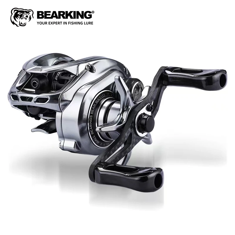 Bearking brandneue Zeus Serie 9bb 135g leichtes Schlepp system 4kg maximale Leistung Kohle faser 7.1:1 Hoch geschwindigkeit verhältnis Bait casting Rolle