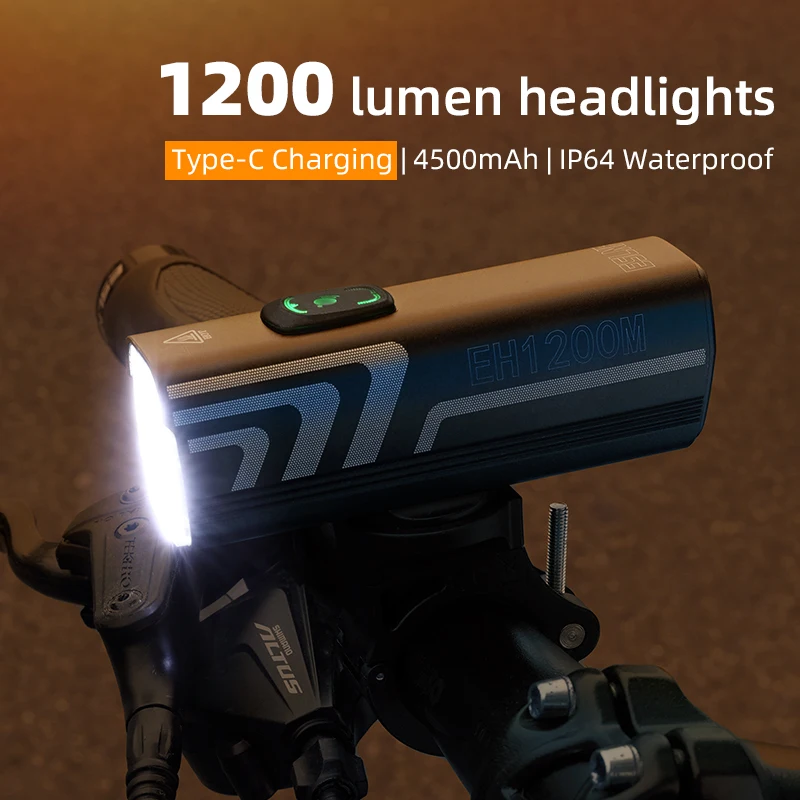ESLNF 1200 Lumen Fahrradscheinwerfer Highlight MTB Rennrad Aluminiumlegierung Fahrrad Konstante Lumen Frontlicht Fahrradlicht Image