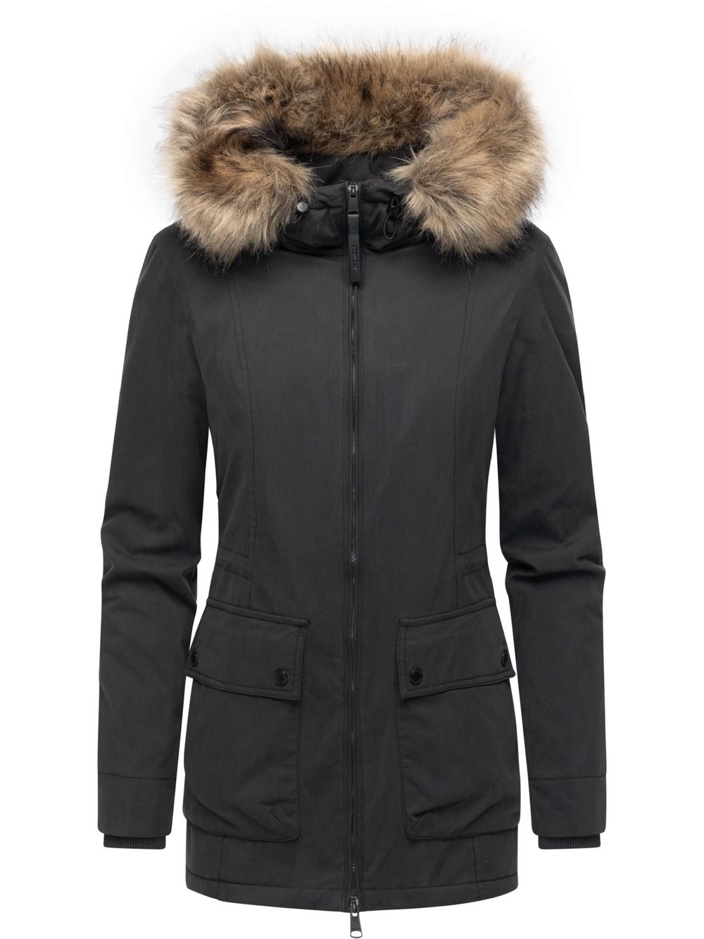 Ragwear Kurzmantel Damen schwarz, L Image