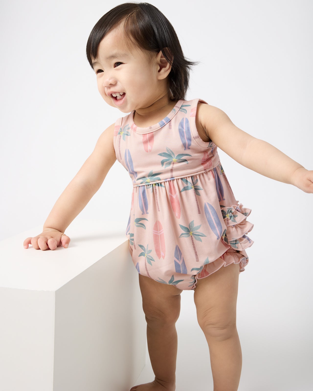 Palm Dunes Bamboo Baby Bubble Romper - 3T