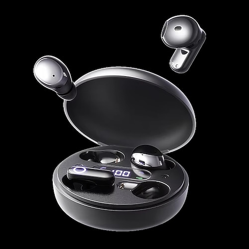 2-in-1 Bluetooth-Ohrhörer, Doppelkopfhörer mit räumlichem Klang Richtklang, LED-Akkustandsanzeige im Ladecase, HiFi-Klang in winzigen Ohrhörern für Sport, Büro und alle Smartphones Image