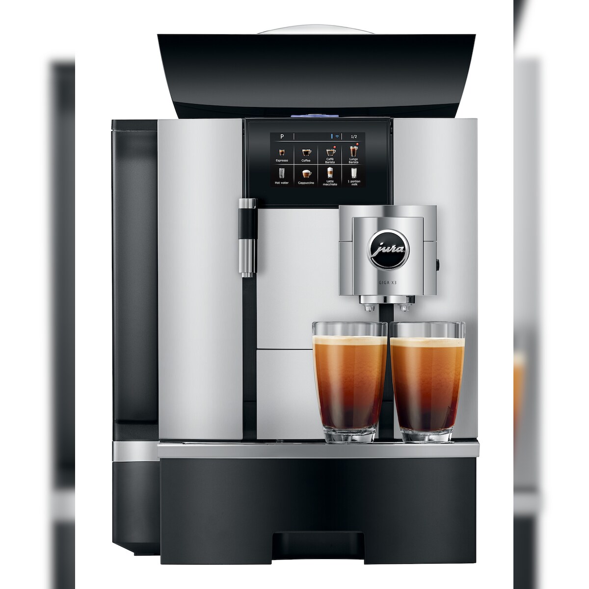 JURA - GIGA X3 Aluminium (EB) - Professionelle automatische Kaffeemaschine für bis zu 150 Zubereitungen pro Tag mit doppeltem Thermoblock Image