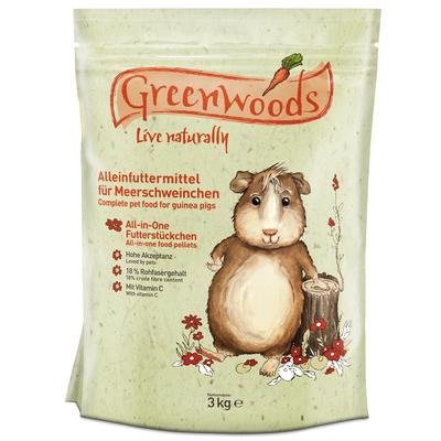 3 kg Greenwoods Meerschweinchenfutter Meerschweinchenfutter