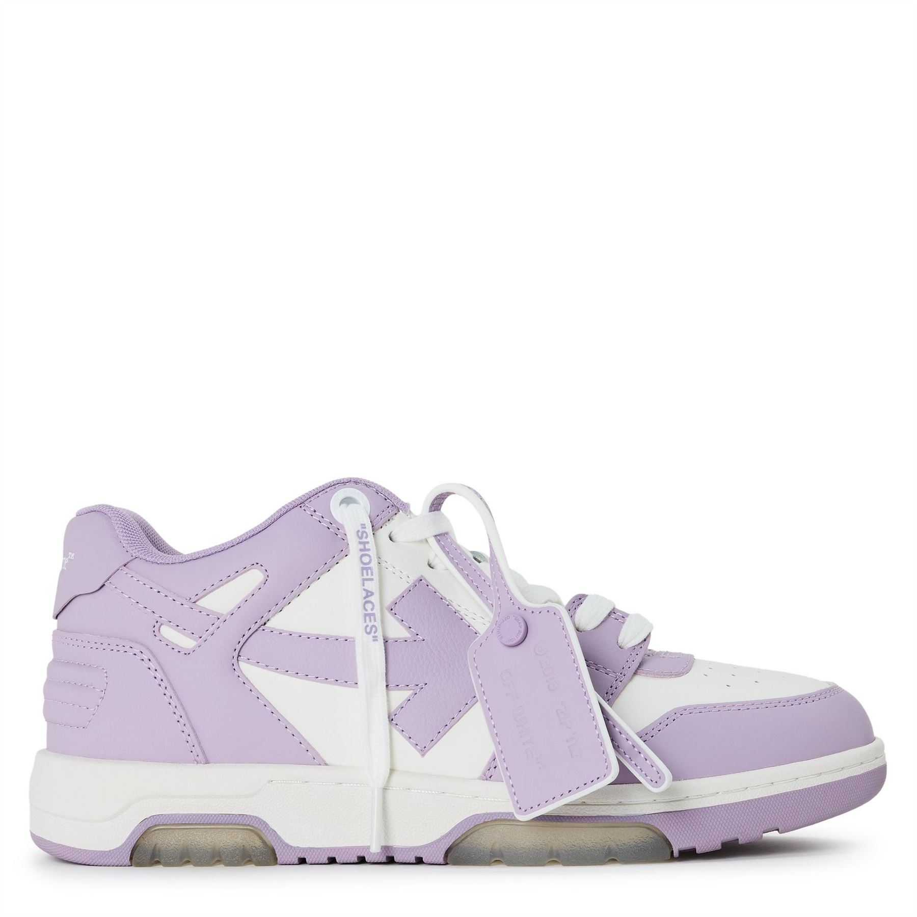 Off-white Womens Off White Out Of Office Low Top Trainers in Lavander/white - Lilac - Size UK 5 | Off-white Sale | Discount Designer Brands