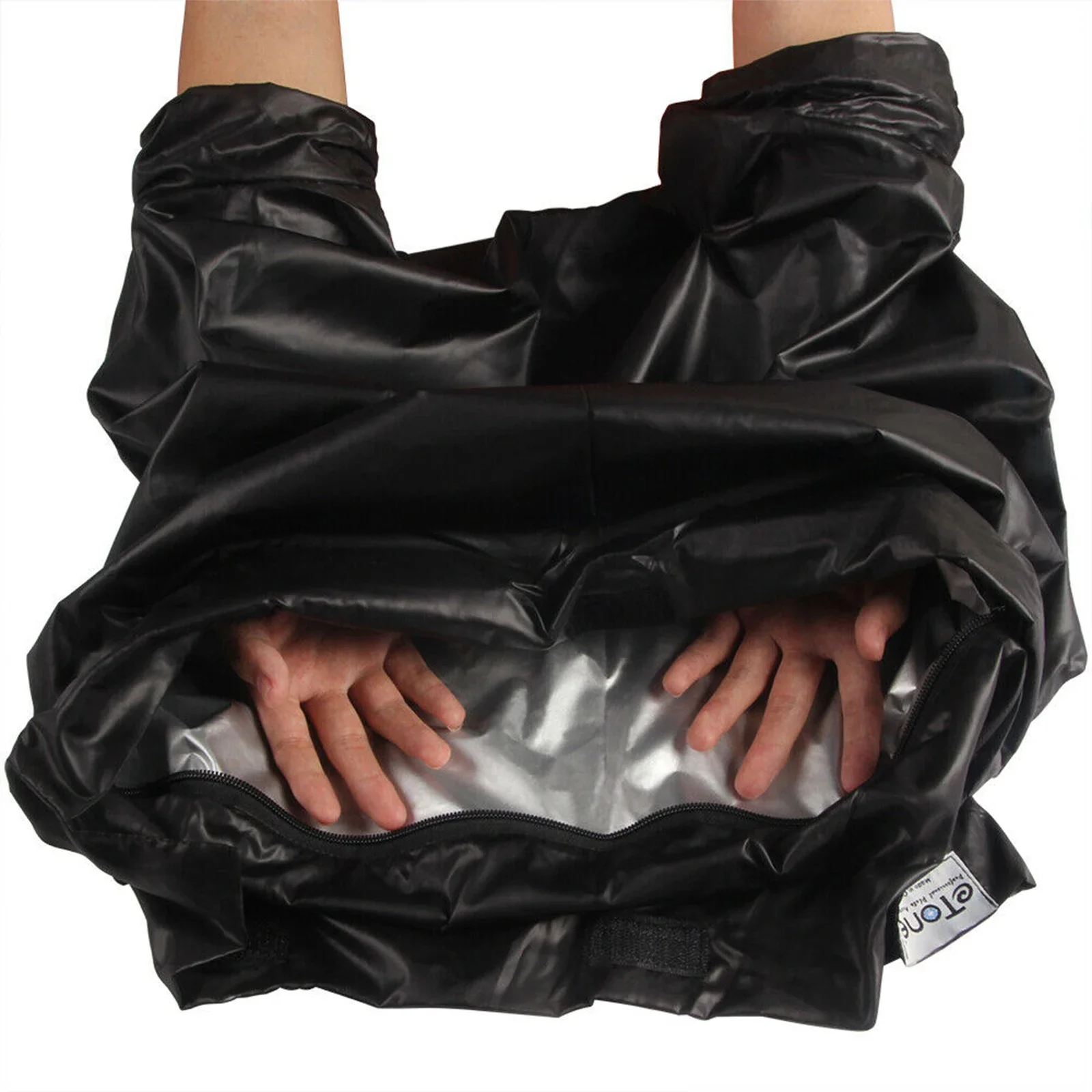 Outdoor-Filmwechsel, fotografisch, negativ, Entwicklung von Dunkelräumen, Reißverschlusstasche, doppellagige Belastung, 56 x 58 cm Image