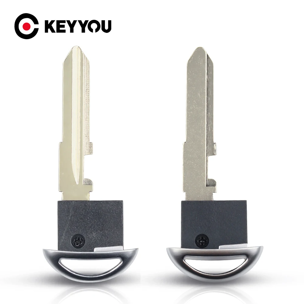 KEYYOU ungeschnittener Notschlüssel, intelligenter Einsatzschlüssel, Ersatz, passend für Mazda 3 5 6 CX-5 CX-7 CX-9 MX-5 Miata RX-8 2006–2013 Image