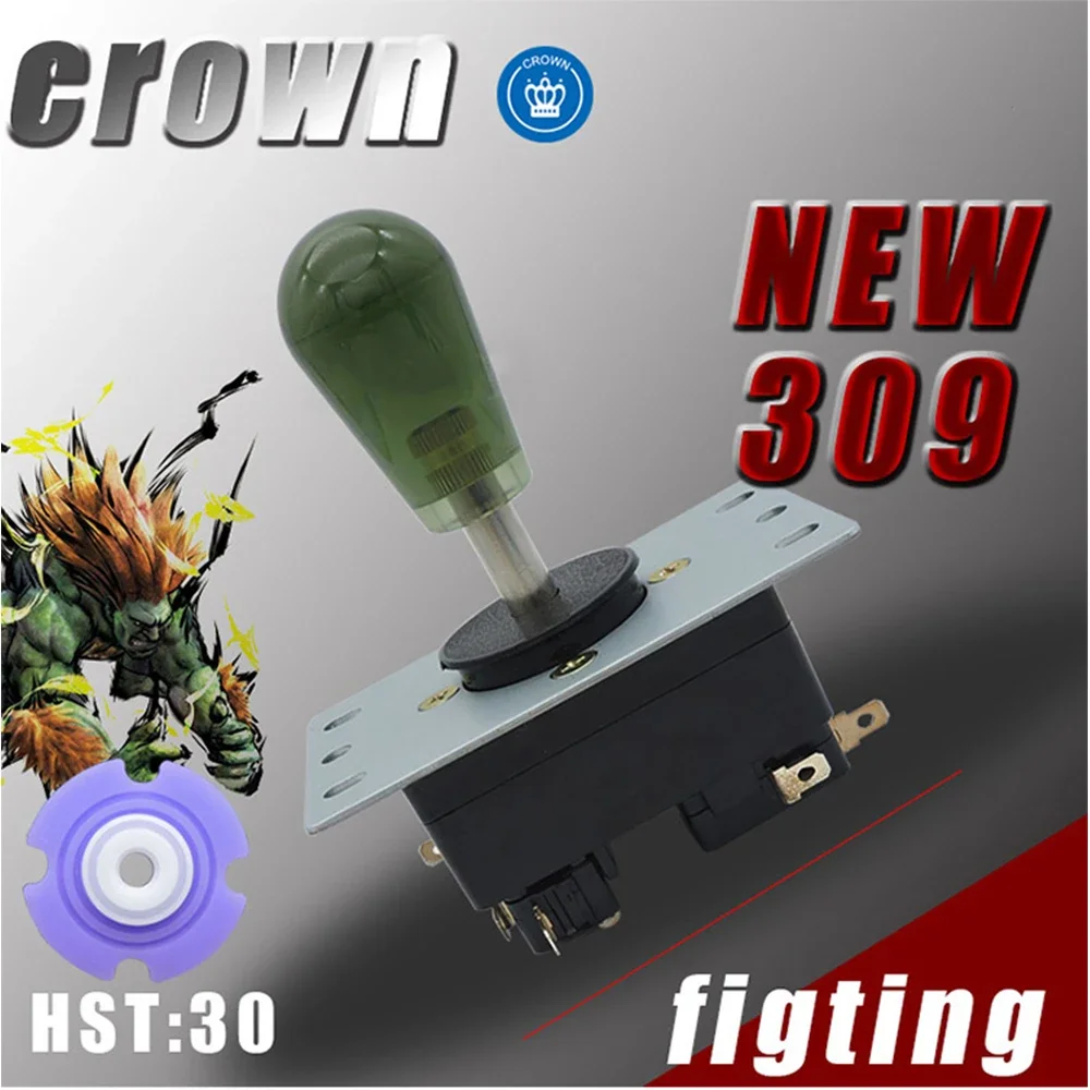 Original koreanische neue Version CROWN 309 Helpme Fighting Joystick mit 8-poligem Mikroschalter für Jamma PC Arcade Game Tekken PS3 XBOX