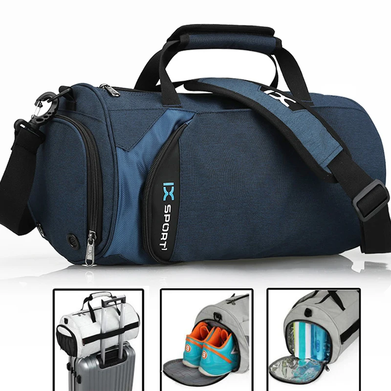 Große Sporttasche Fitness-Taschen Nass-Trocken-Training Herren Yoga Für Schuhe Reise Schultertaschen Multifunktionale Workout Schwimm-Tasche Pack