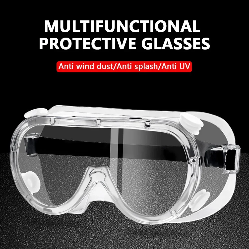 Klare Schutzbrille Brille Männer Frauen Augenschutz Off-road Radfahren Sicherheit Anti Staub Gläser Schutz Moto Staub-proof Brillen Image