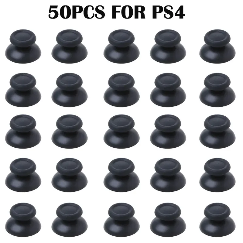 50 Stücke Ersatz Controller Analog Thumbstick Thumb-Stick Pilz Grip Cap Abdeckung für Ps4 Pro Slim Ps5 Xbox One 360 Dropship Image