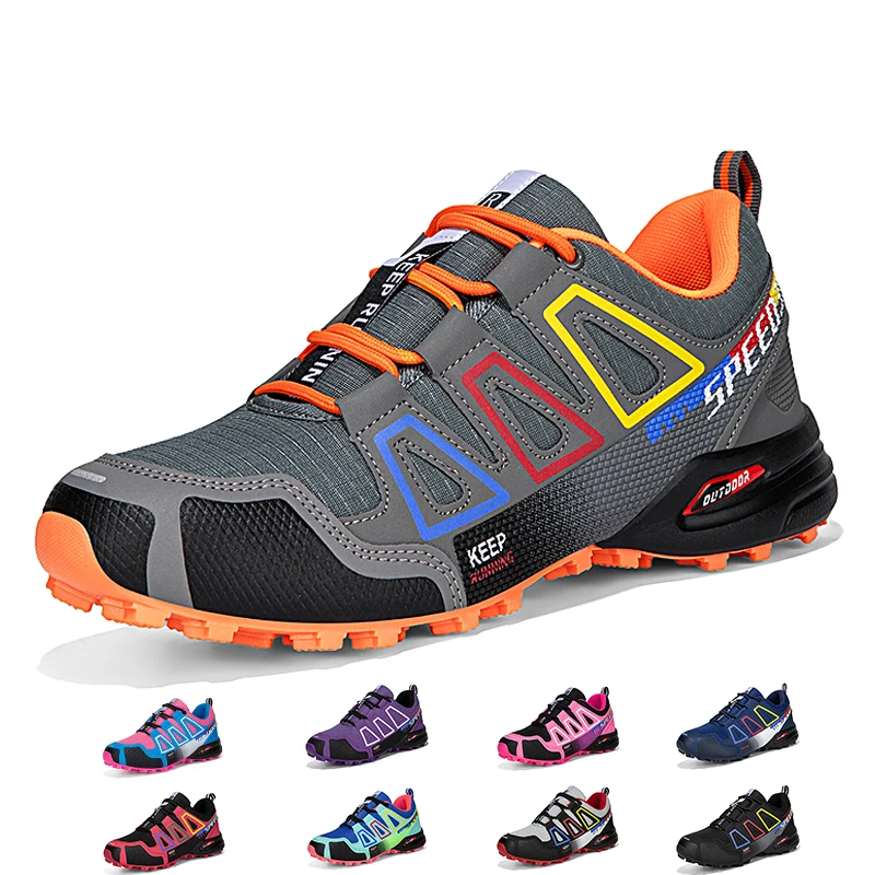Herren Wanderschuhe Outdoor Sportschuhe Schnür-Wanderschuhe Damen Wandersportschuhe Rutschfeste Jagd Taktische Sportschuhe