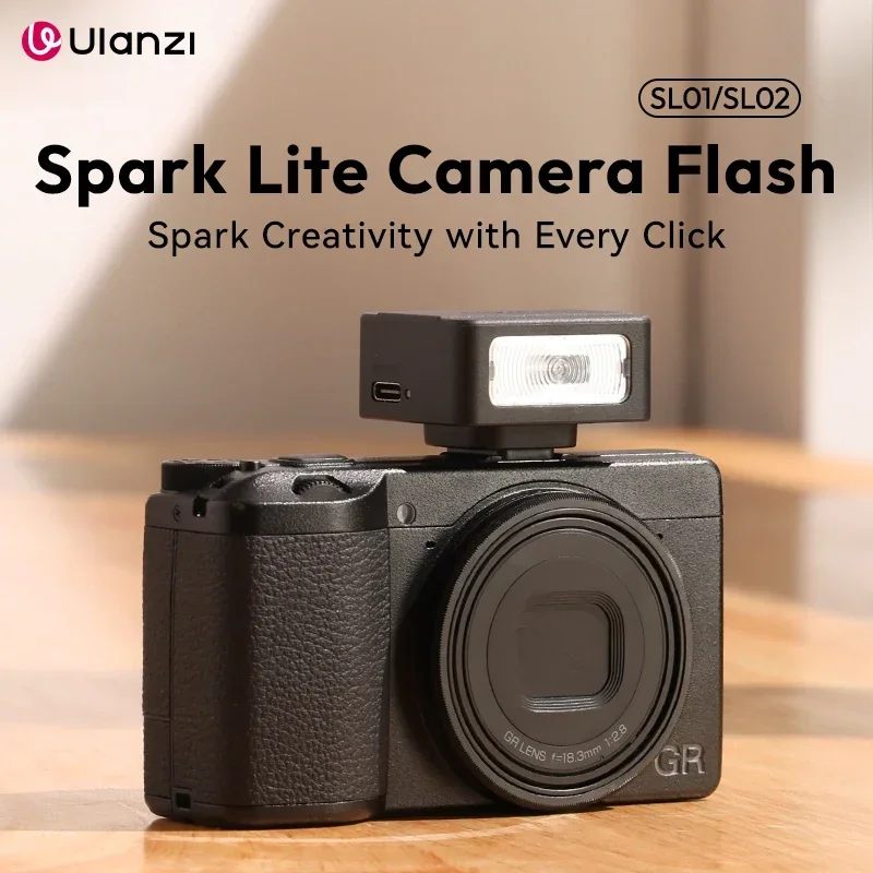 Ulanzi SL01 SL02 SL03 Mini-Kamera-Blitzlicht SpeedLite GN8 6500K für Canon Sony Nikon Kamera DSLR Vlog Live Outdoor-Fotografie Image