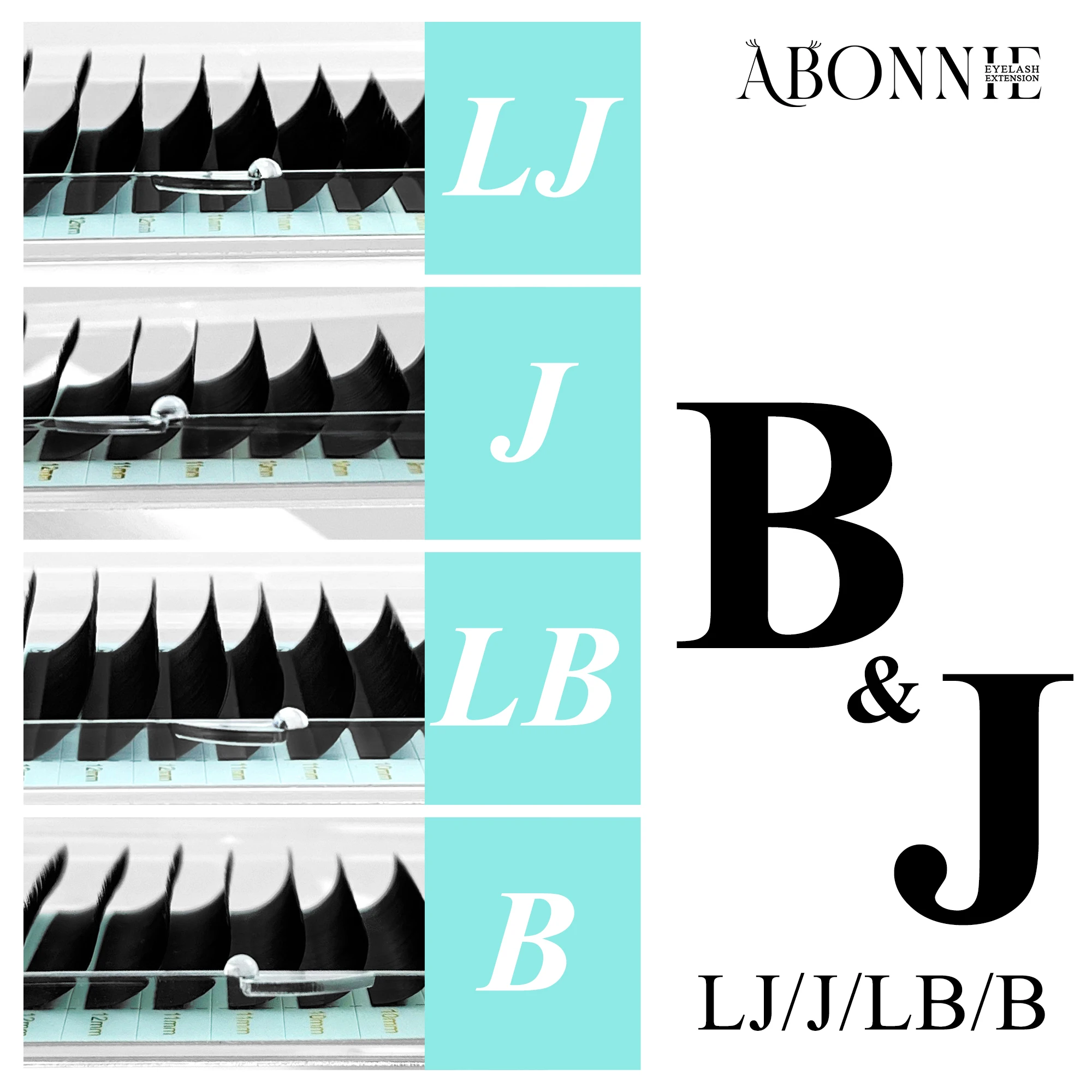 Abonnie LB LJ Curl Cashmere Classic Wimpernverlängerung Mixed Tray LB Curl Wimpern Image